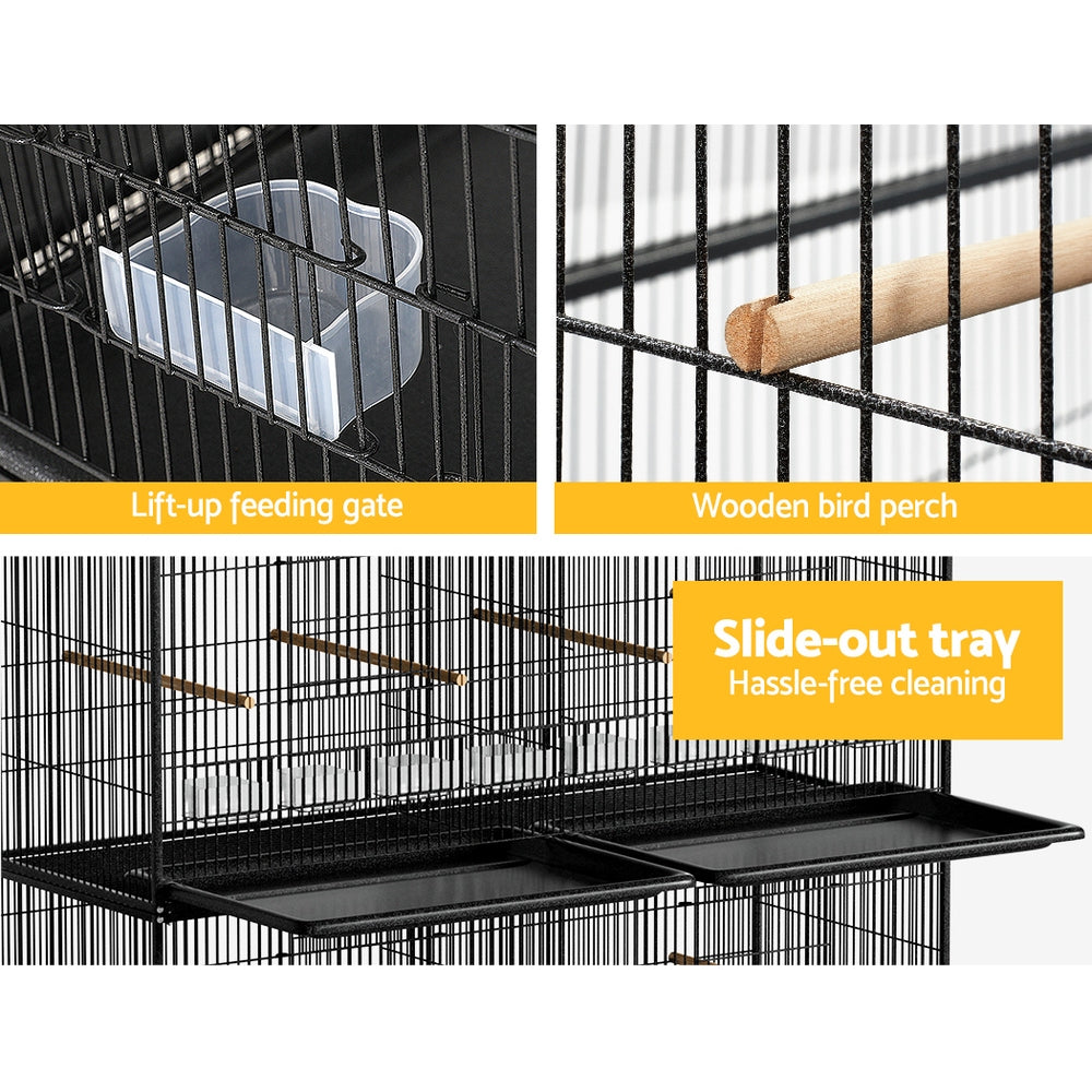 Baby Beaks Feathered Family Mansion 🏡🌈 | i.Pet 175cm Expandable 6-Section Bird Aviary & Breeding Cage