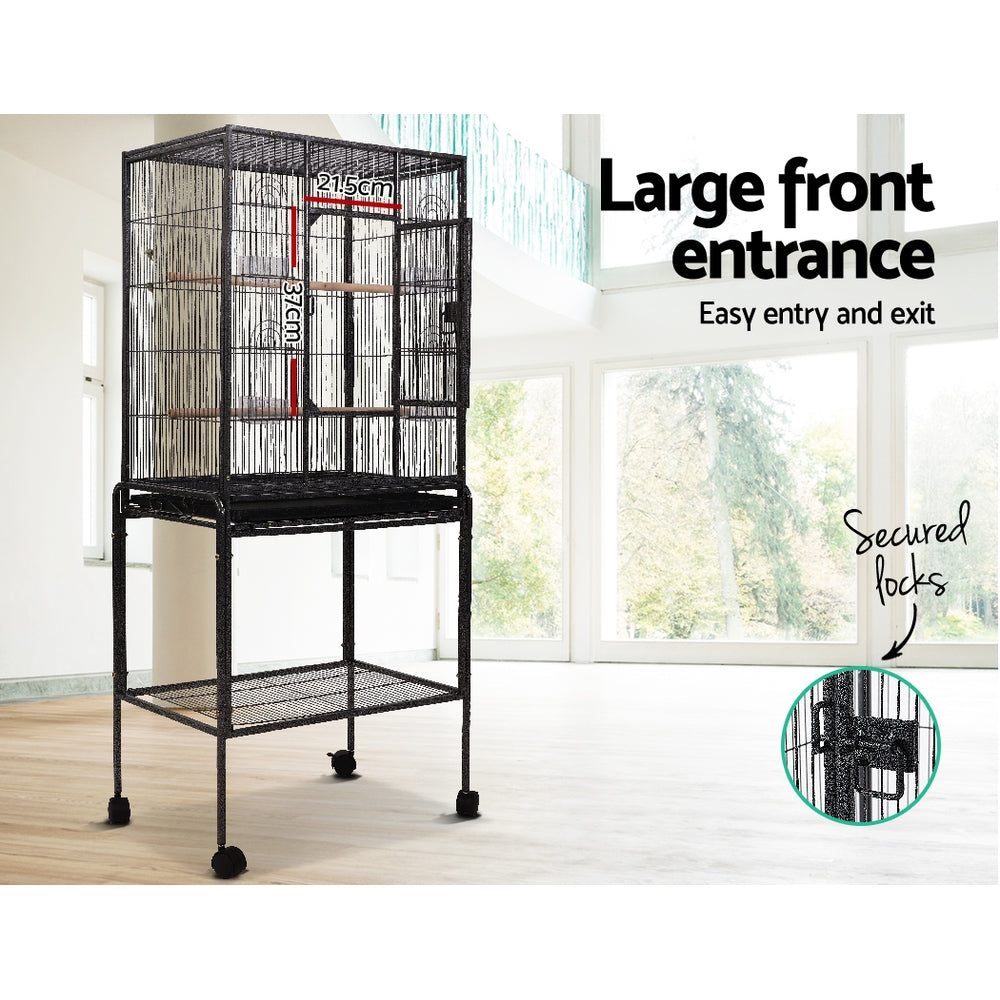 Baby Beaks Feathered Haven 🦜💕 | i.Pet 144cm Bird Cage & Aviary on Wheels