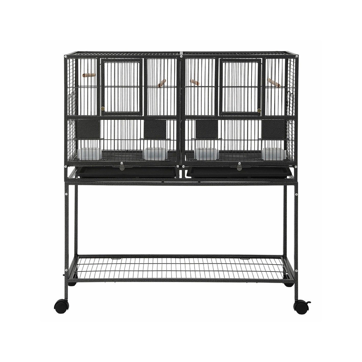 i.Pet 106cm 2-in-1 Bird Cage & Aviary with Removable Divider β Double Flight Cage π¦π