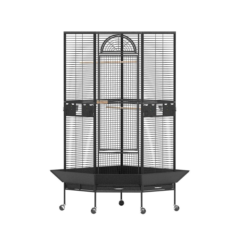 i.Pet Large Jumbo Bird Cage & Aviary β 161cm Metal Parrot Cage with Perches π¦π