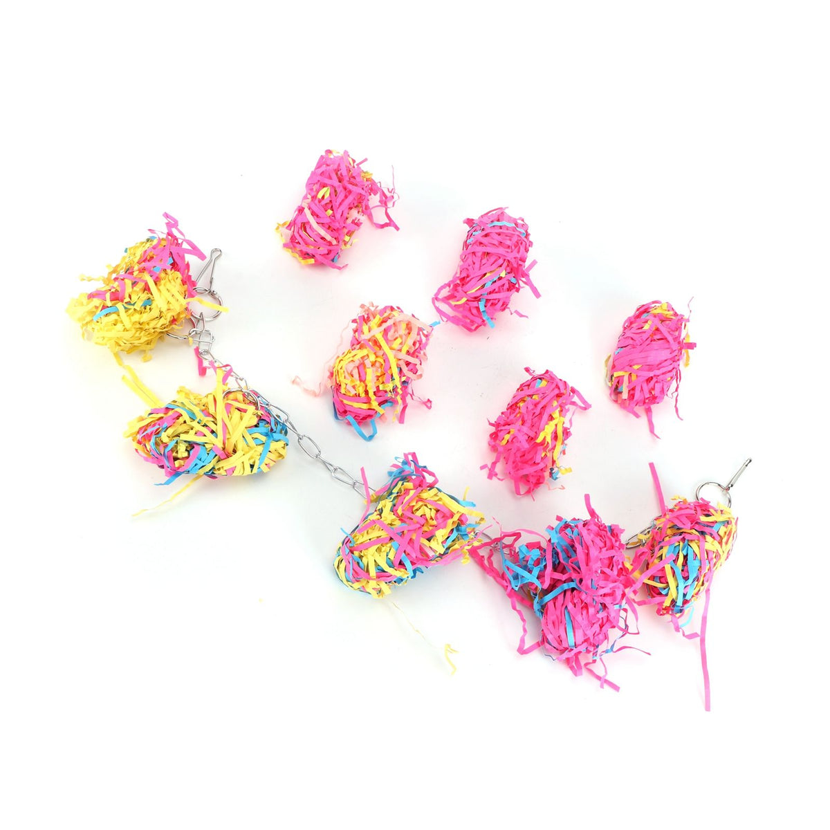 Baby Beaks Fairy Floss Fiesta ๐ฌ๐๐ | Colourful Hanging Bird Chew & Shred Toy