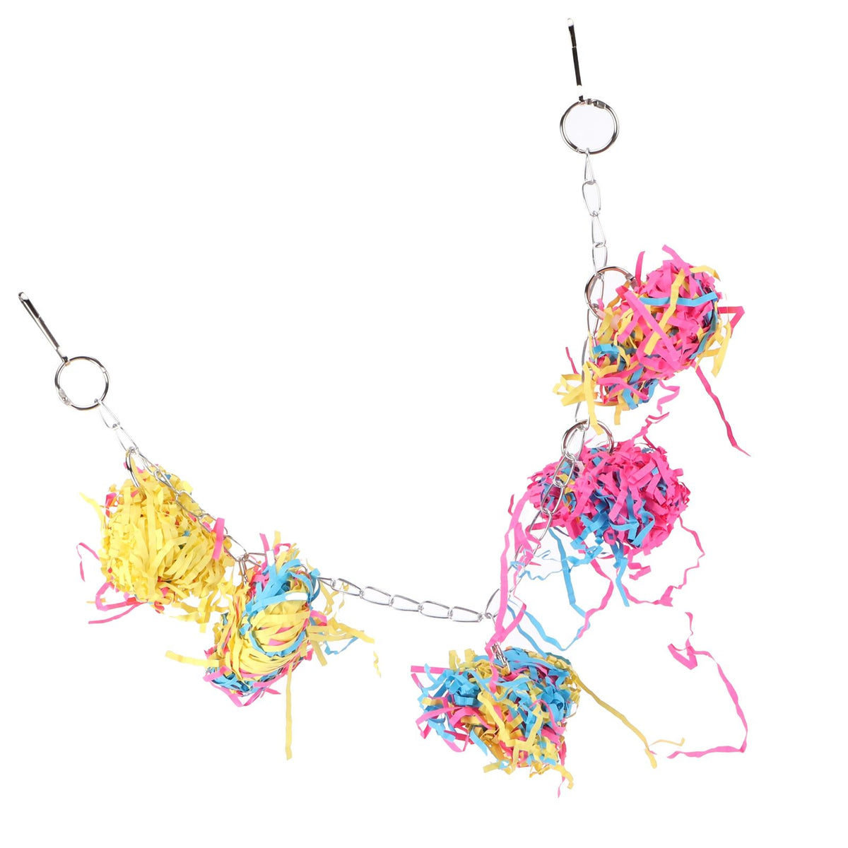 Baby Beaks Fairy Floss Fiesta ๐ฌ๐๐ | Colourful Hanging Bird Chew & Shred Toy
