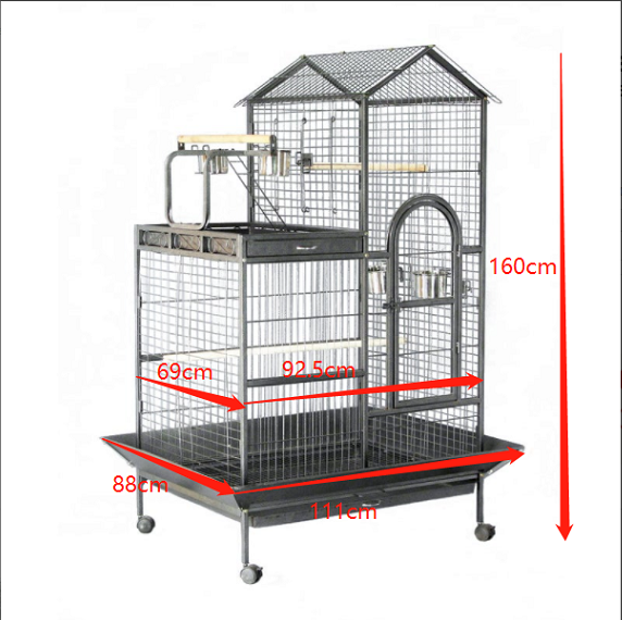 π£ XL 160cm Birdie Palace β Spacious Bird Cage & Aviary with Wheels π¦π