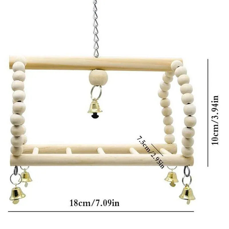 17-Piece Bird Toy & Enrichment Set β Colourful Swings, Chew Toys & Hanging Accessories π¦π