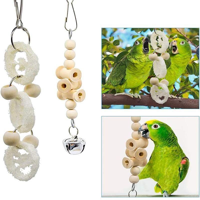 17-Piece Bird Toy & Enrichment Set β Colourful Swings, Chew Toys & Hanging Accessories π¦π