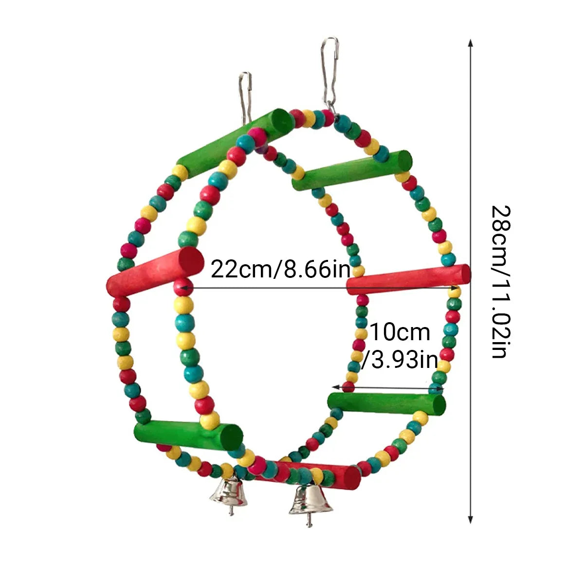 Baby Beaks Rainbow Roundabout ๐๐ | Colourful Bird Swing & Perch Toy
