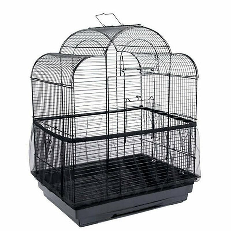Large Bird Cage Seed Catcher Mesh Skirt โ Adjustable Nylon Guard ๐ฃ