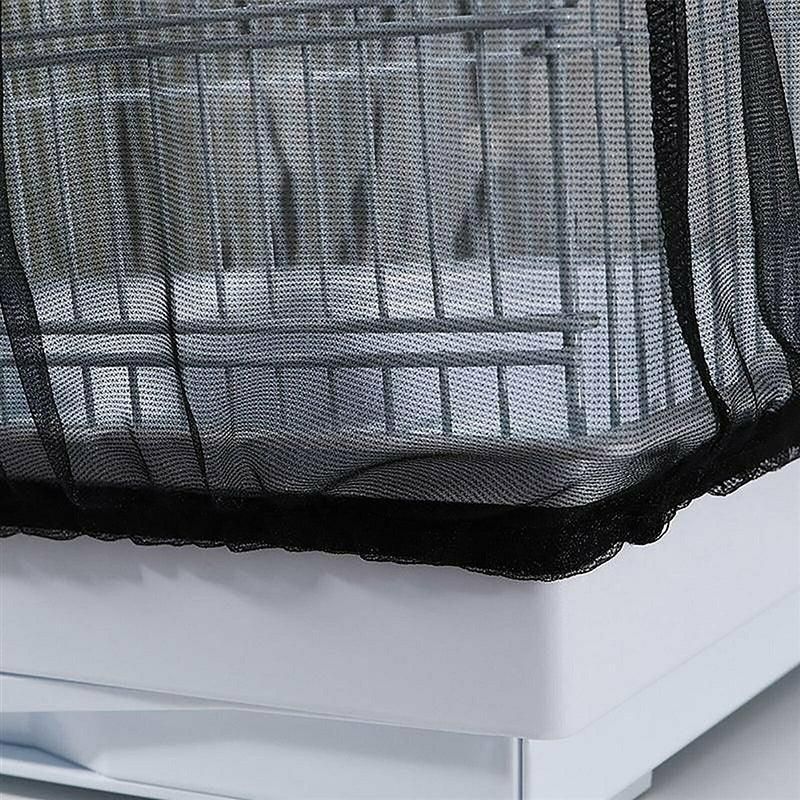 Large Bird Cage Seed Catcher Mesh Skirt โ Adjustable Nylon Guard ๐ฃ