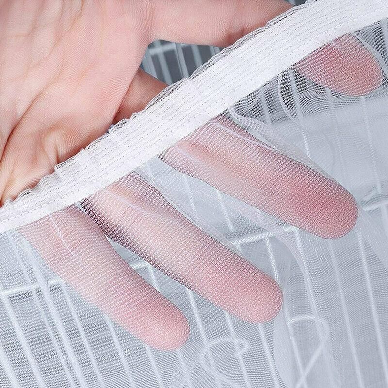 Small Bird Cage Seed Catcher Mesh Skirt โ Adjustable Nylon Guard ๐ฆ๐