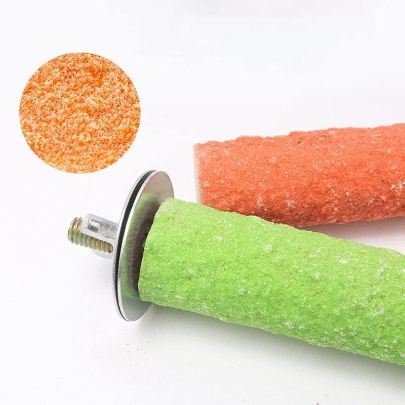 5 Sizes Colorful Pet Bird Cage Perches Stand Platform Chew Toy For Parrot Bites - 30CM