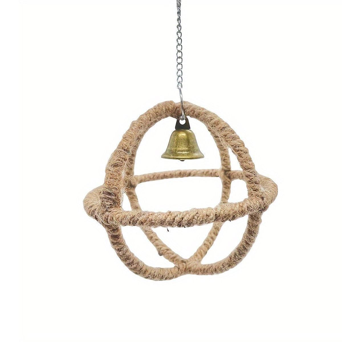 Parrot Chew & Swing Toy β Hanging Bird Enrichment Hoop π¦π