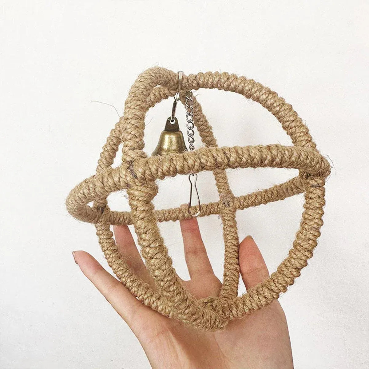 Parrot Chew & Swing Toy β Hanging Bird Enrichment Hoop π¦π
