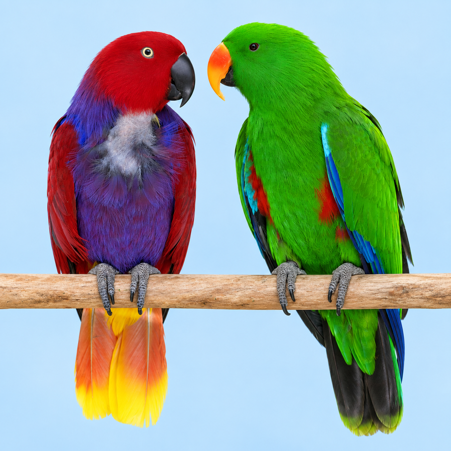 Eclectus Parrots
