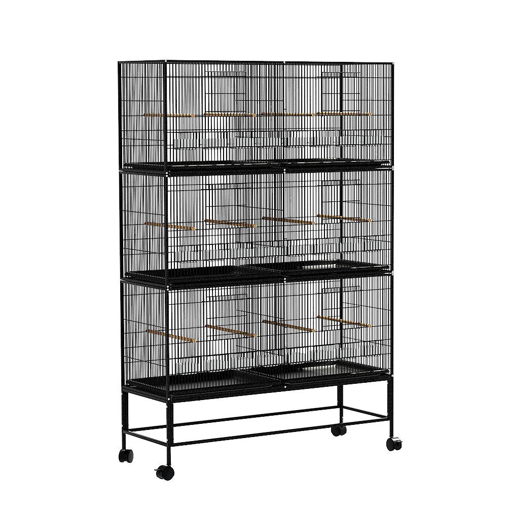 Baby Beaks Feathered Family Mansion 🏡🌈 | i.Pet 175cm Expandable 6-Section Bird Aviary & Breeding Cage