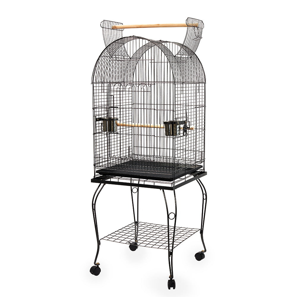 Baby Beaks Royal Dome Retreat 👑🦜💕 | i.Pet 150cm Bird Cage with Open Top & Stainless Steel Feeders