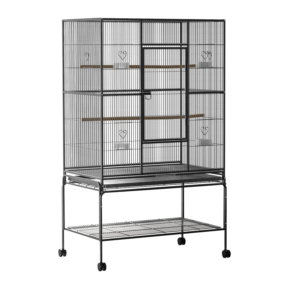 Baby Beaks Feathered Paradise 🏡🌈 | i.Pet 138cm Large Bird Cage & Aviary with Stand