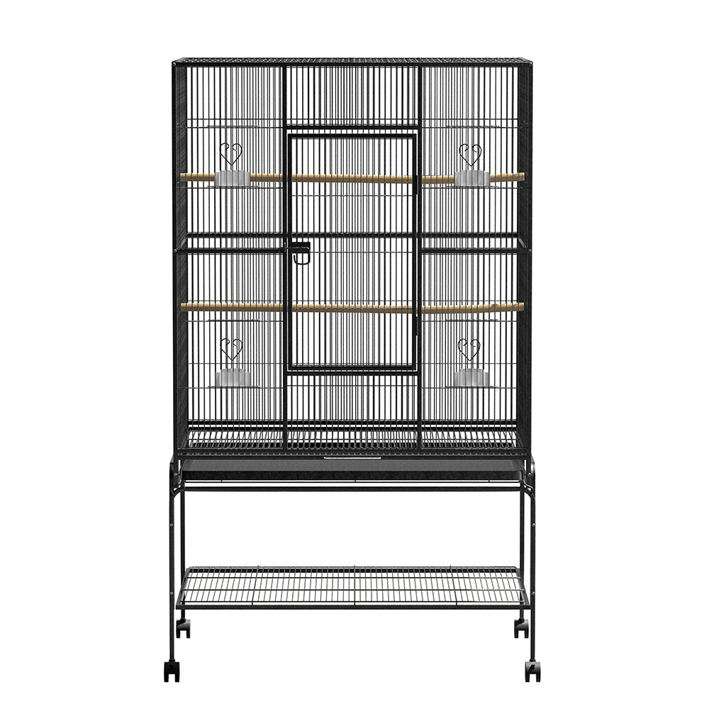 Baby Beaks Feathered Paradise 🏡🌈 | i.Pet 138cm Large Bird Cage & Aviary with Stand