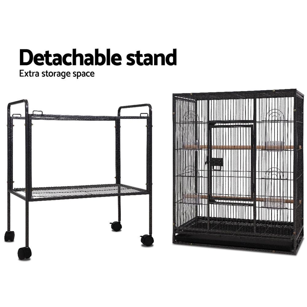 Baby Beaks Feathered Haven 🦜💕 | i.Pet 144cm Bird Cage & Aviary on Wheels
