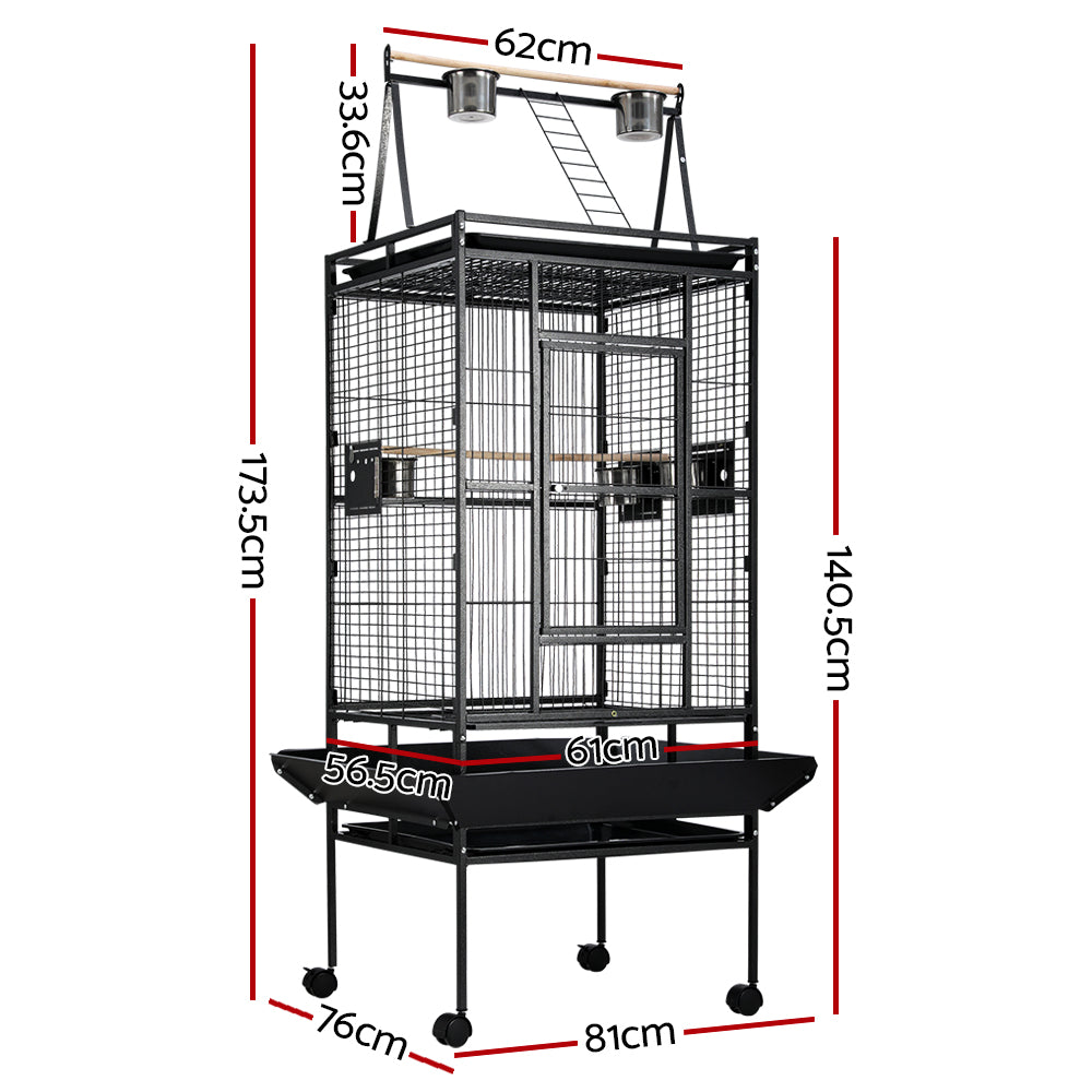 Baby Beaks Feathered Paradise 🦜💕 | i.Pet 173cm Large Bird Cage & Aviary with Play Top