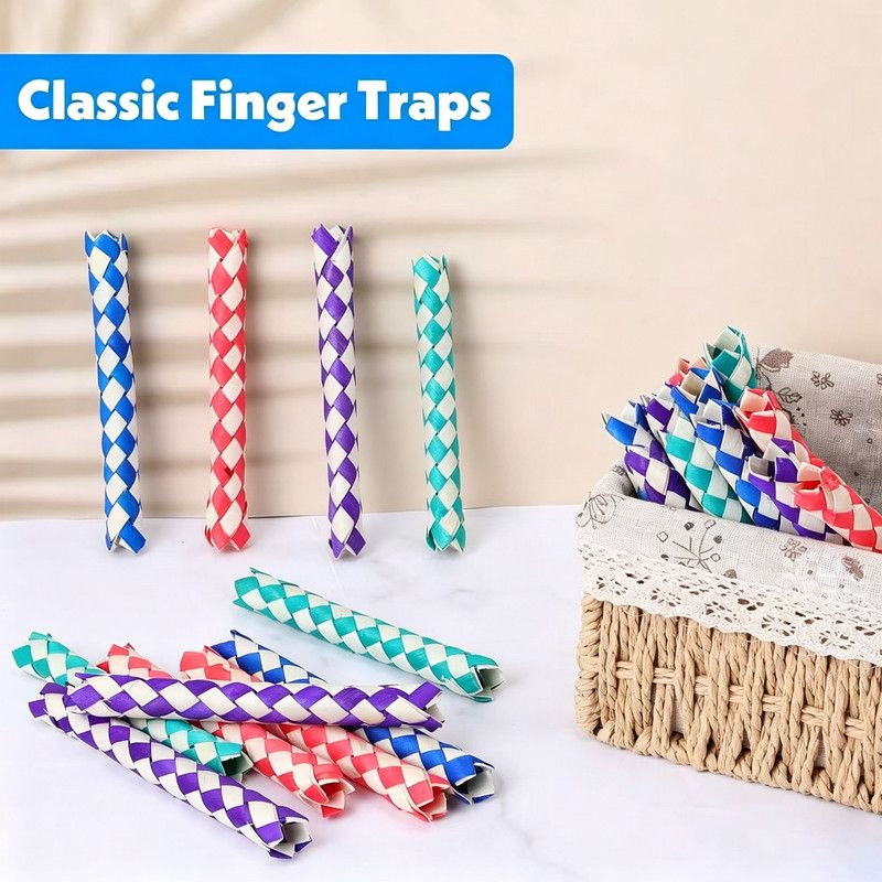 🩷 Rainbow Woven Paper Bird Toy – Purple & White 🦜🌈 (10pc)