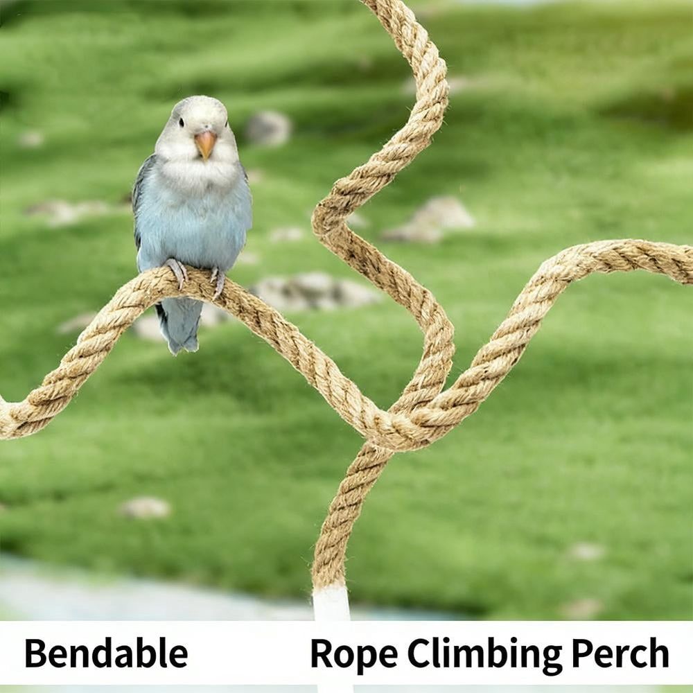 Natural Rope Climbing Toy 🪢🌈🐣