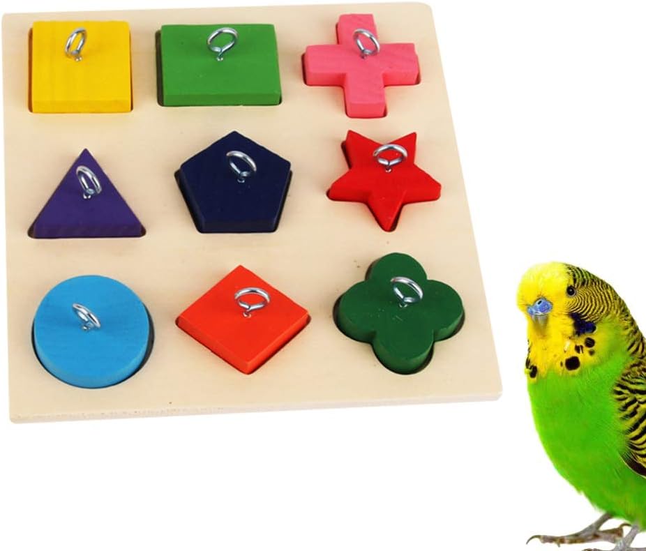 🌈 Birdie Brain Teaser – Colourful Wooden Puzzle & Training Toy 🐣🦜