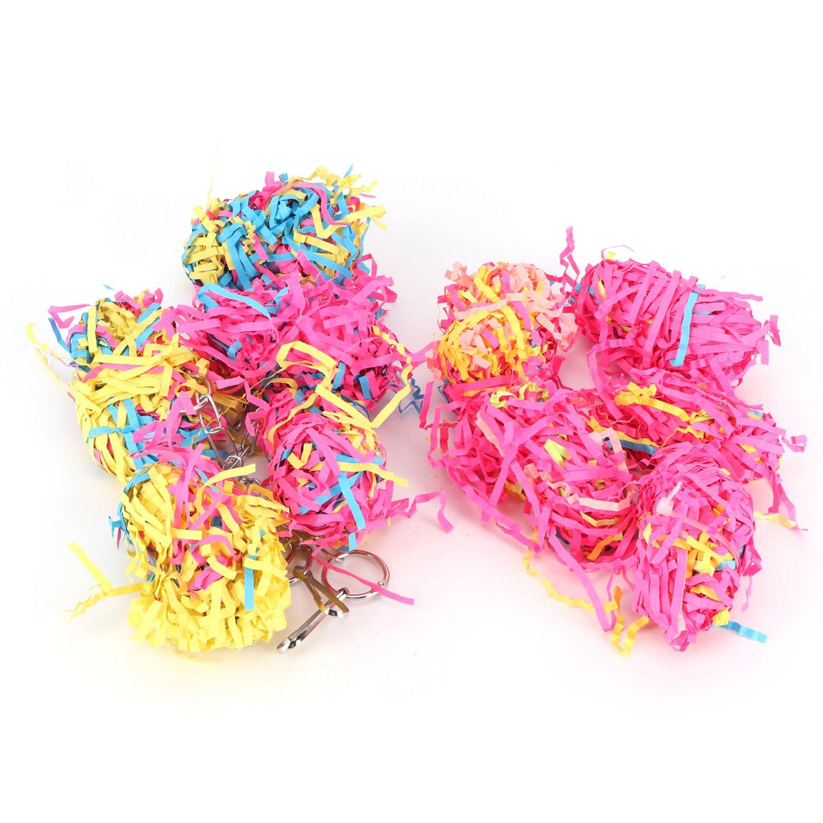 Baby Beaks Fairy Floss Fiesta 🍬🌈💕 | Colourful Hanging Bird Chew & Shred Toy