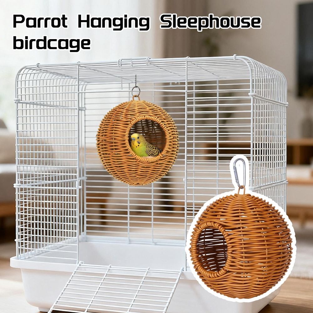 🥥 A Little Hideaway for Your Feathered Bestie!