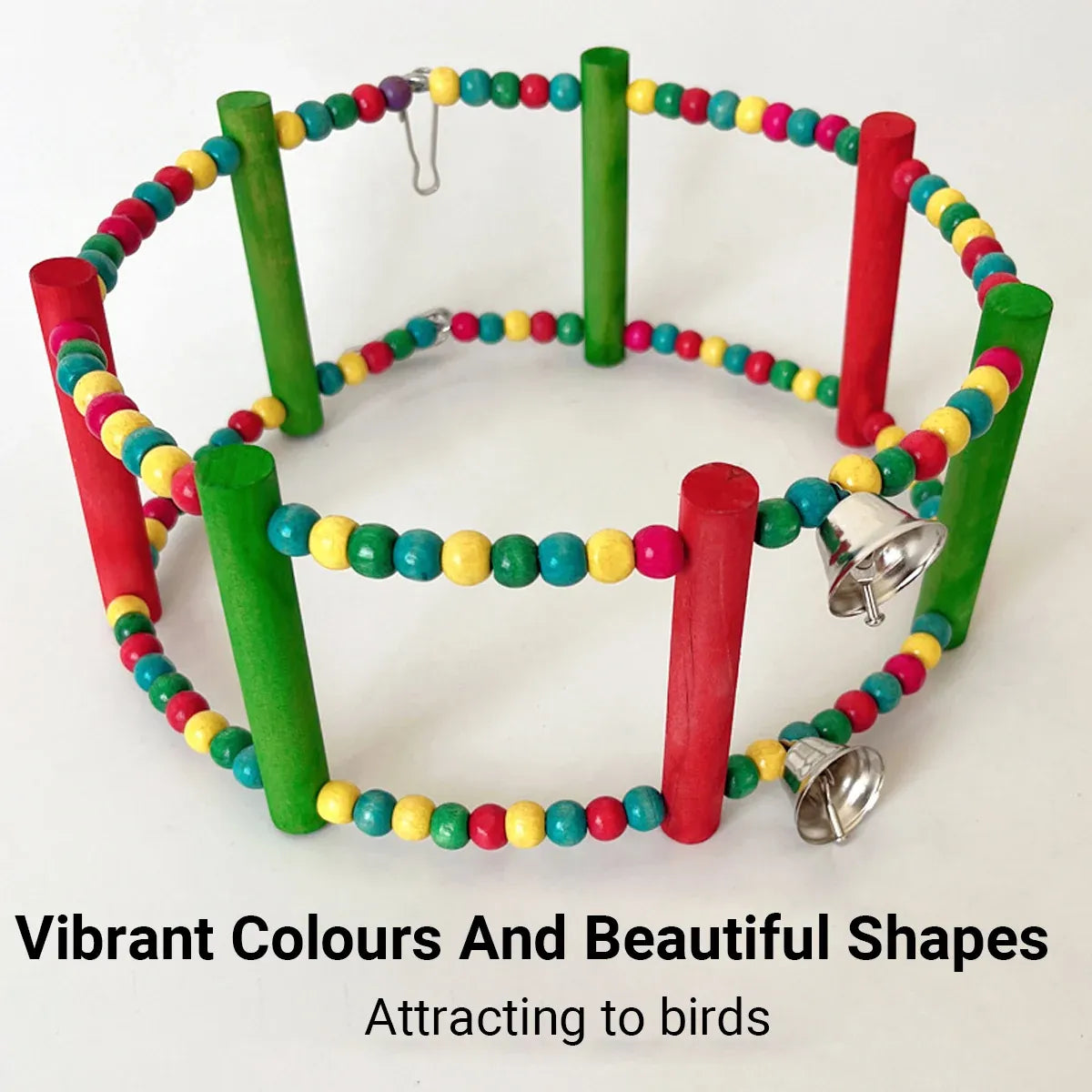 Baby Beaks Rainbow Roundabout 🌈💕 | Colourful Bird Swing & Perch Toy