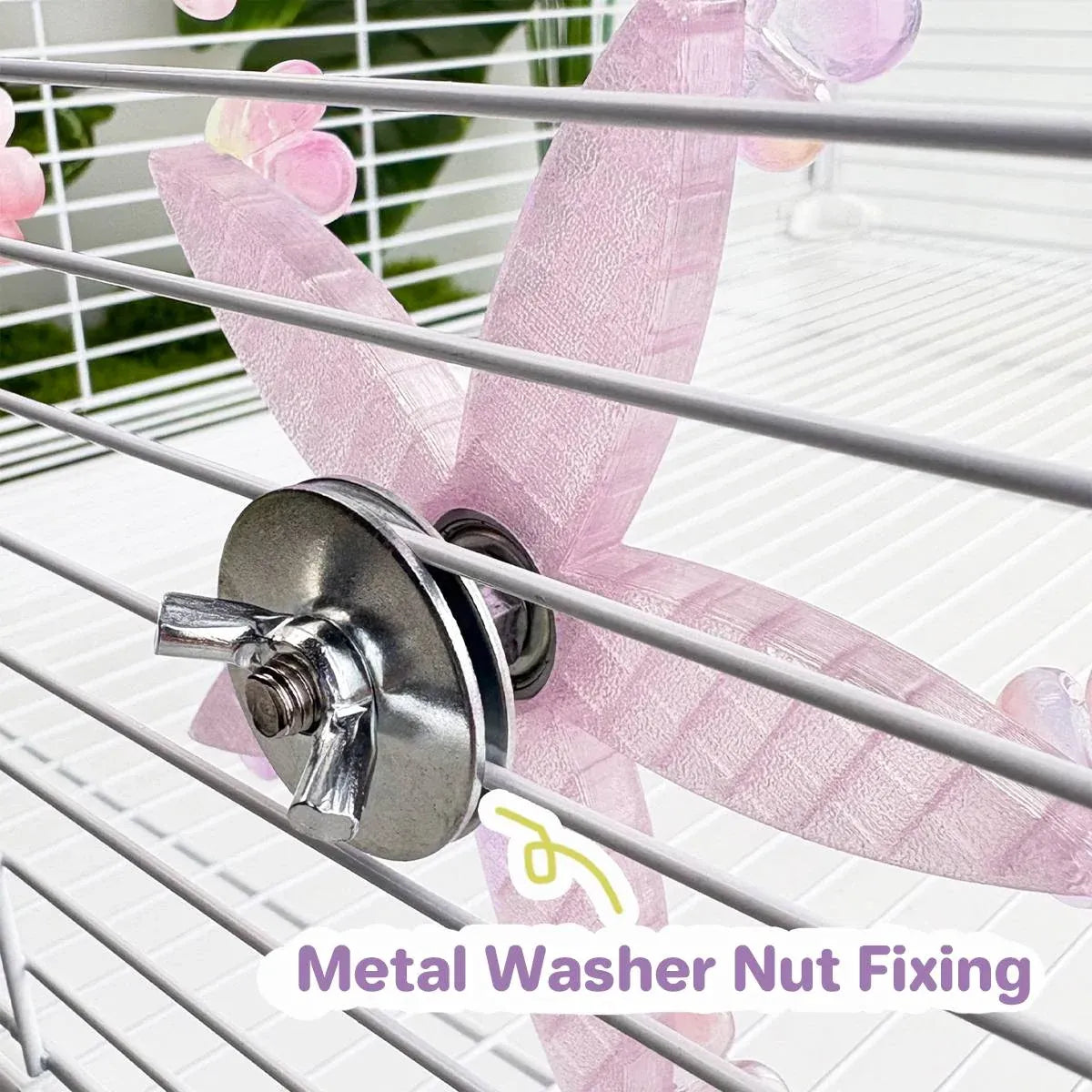 Baby Beaks Pink Petal Spinner 🌸💕 | 360° Interactive Spinning Bird Toy