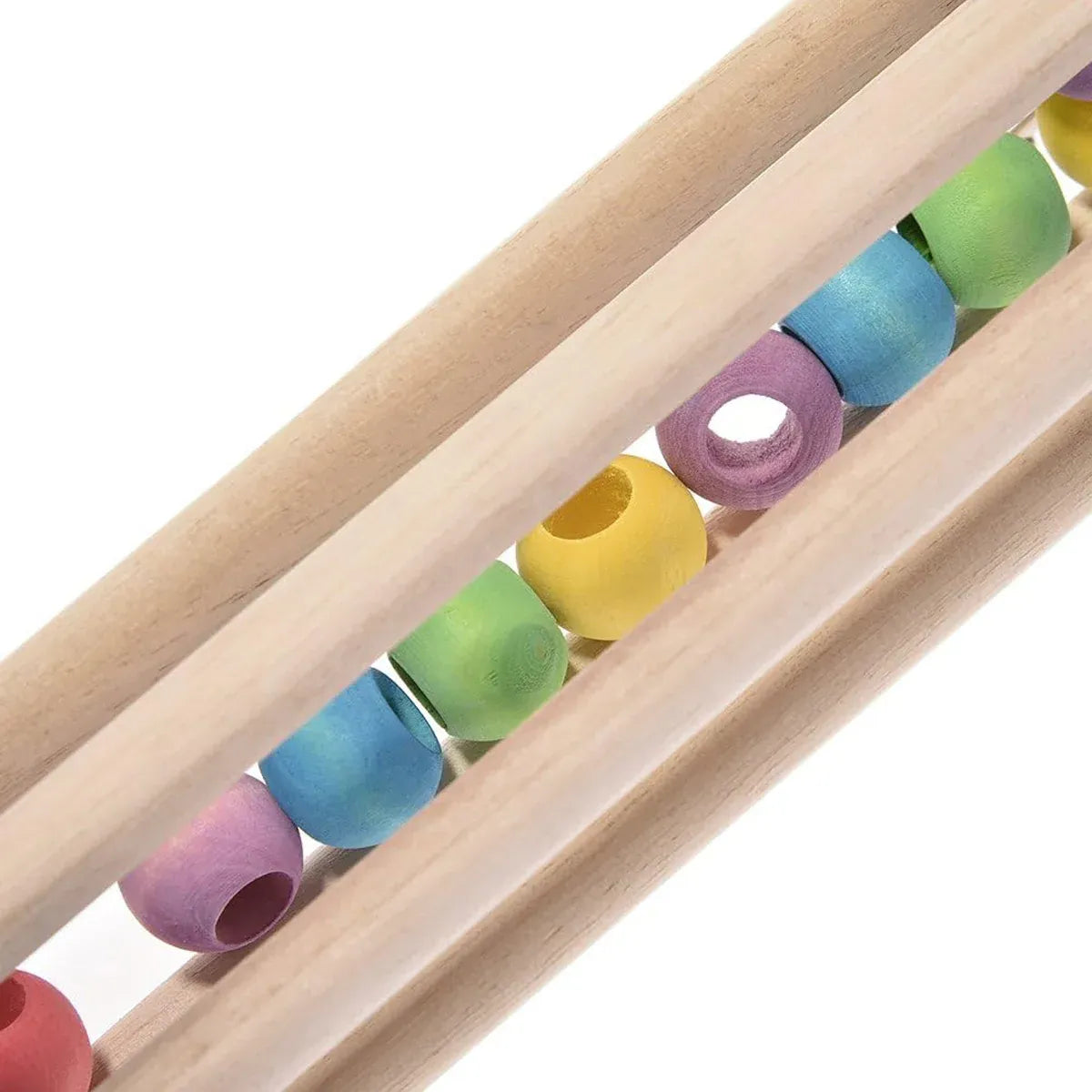 Baby Beaks Swingin’ Rainbows 🌈🐣 | Wooden Bird Swing & Hanging Play Perch
